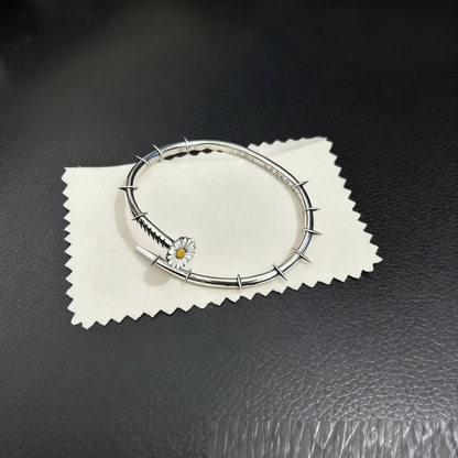 Cross Opening Retro Bracelet Skull Bullet Nail Text Sword Bracelet