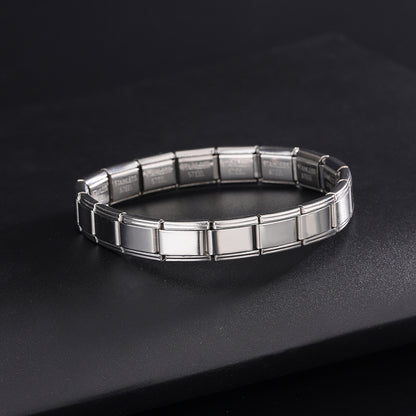 Elastic bracelet with multiple colors minimalist and luxurious daily commuting accessories