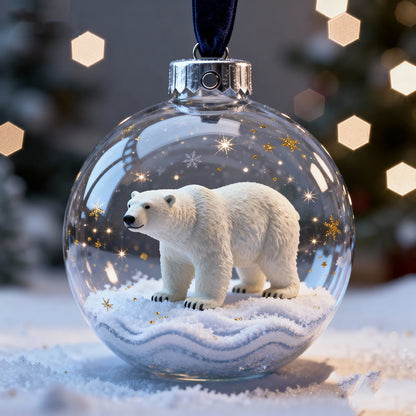 🐂2026 Wildlife Wonders Collection Crystal Glass Ornament