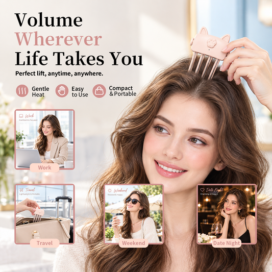 🔥Shape in 3 Seconds！👱‍♀️High Cranial Top Magic Tool！Volumizing Root Lift Clip