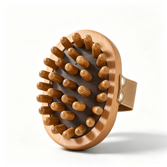 Wooden Massage Brush – Manual Body Massage Tool for Daily Relaxation