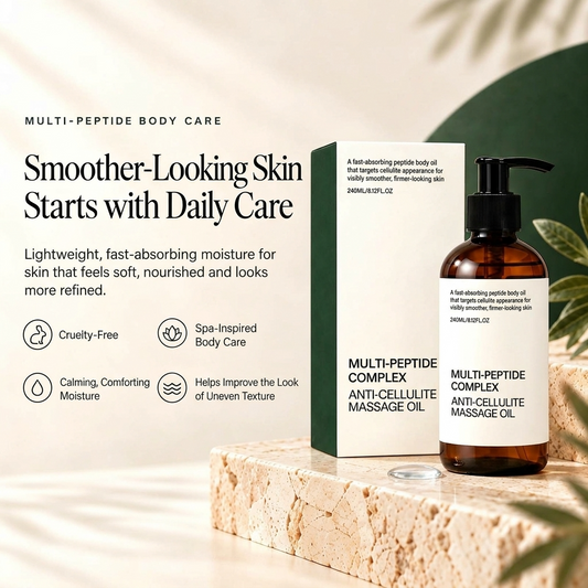 💝Multi-Peptide Complex Anti-Cellulite Massage Oil – Moisturizing, Smoothing & Comforting Body Care