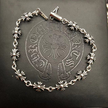 Sword Cross Flower Men and Women Handjewelry Couple Dagger Chain