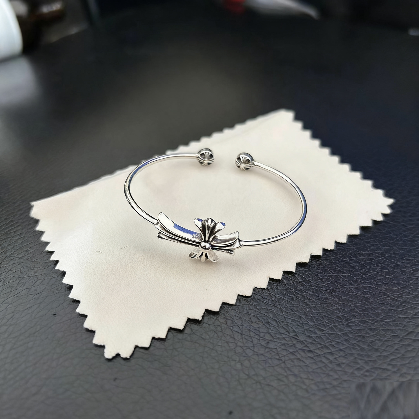 Cross Opening Retro Bracelet Skull Bullet Nail Text Sword Bracelet