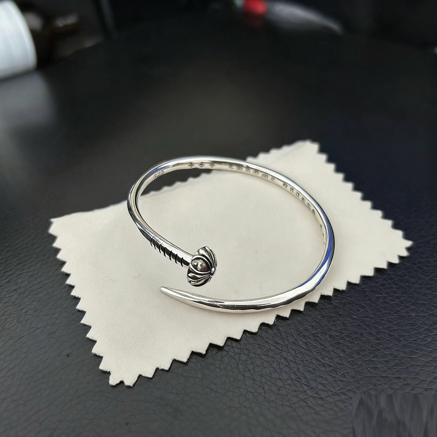 Cross Opening Retro Bracelet Skull Bullet Nail Text Sword Bracelet