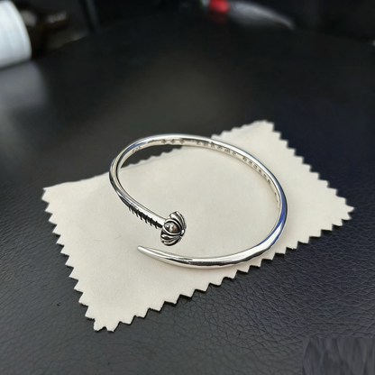 Cross Opening Retro Bracelet Skull Bullet Nail Text Sword Bracelet