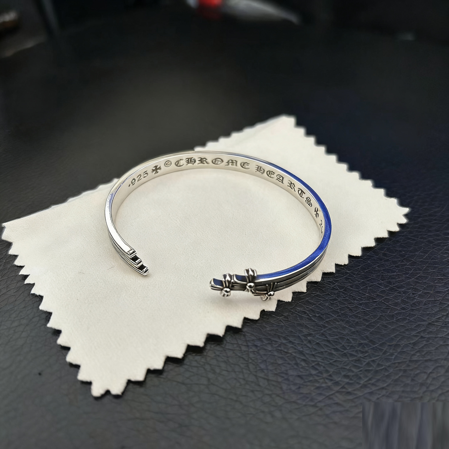 Cross Opening Retro Bracelet Skull Bullet Nail Text Sword Bracelet