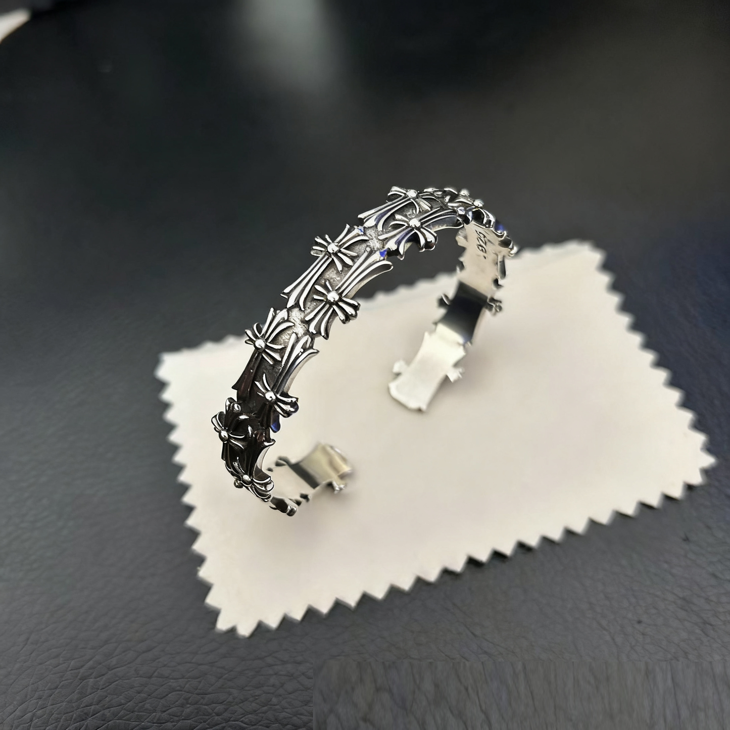 Cross Opening Retro Bracelet Skull Bullet Nail Text Sword Bracelet