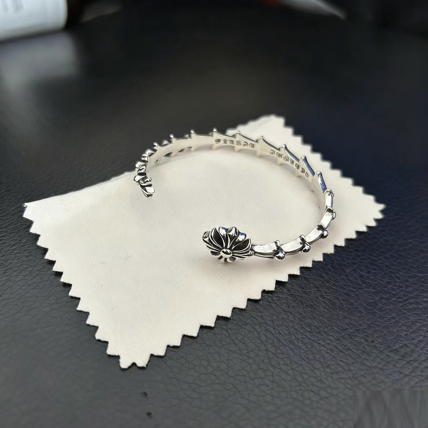 Cross Opening Retro Bracelet Skull Bullet Nail Text Sword Bracelet