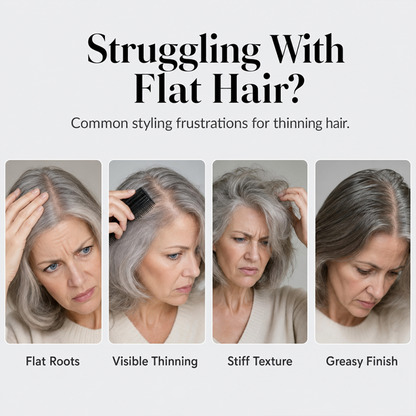 💨50% OFF NOW! Fluffy Hair Shaping Spray, Long Lasting Peach Scent Volumizing Hair Mist for All-Day Hold