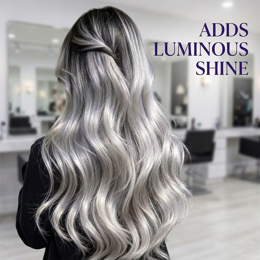 👱‍♀️Want to lighten your hair color?Your hair needs urgent care!🔥Moisturizing Purple Hair Mask with Long-Lasting Scent
