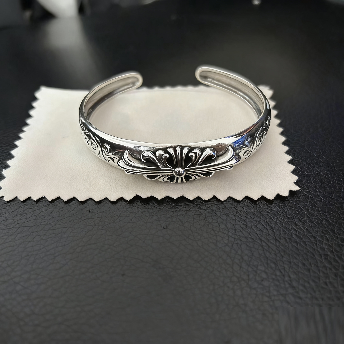 Cross Opening Retro Bracelet Skull Bullet Nail Text Sword Bracelet