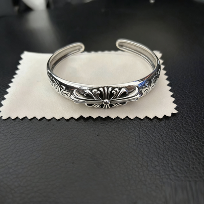 Cross Opening Retro Bracelet Skull Bullet Nail Text Sword Bracelet