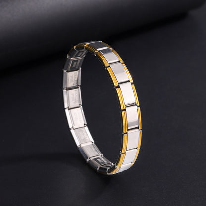 Elastic bracelet with multiple colors minimalist and luxurious daily commuting accessories