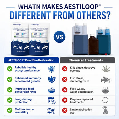 Official Store |⏱️ Crystal Clear in 24 Hours! | Aestiloop®Water Clarifying Powder
