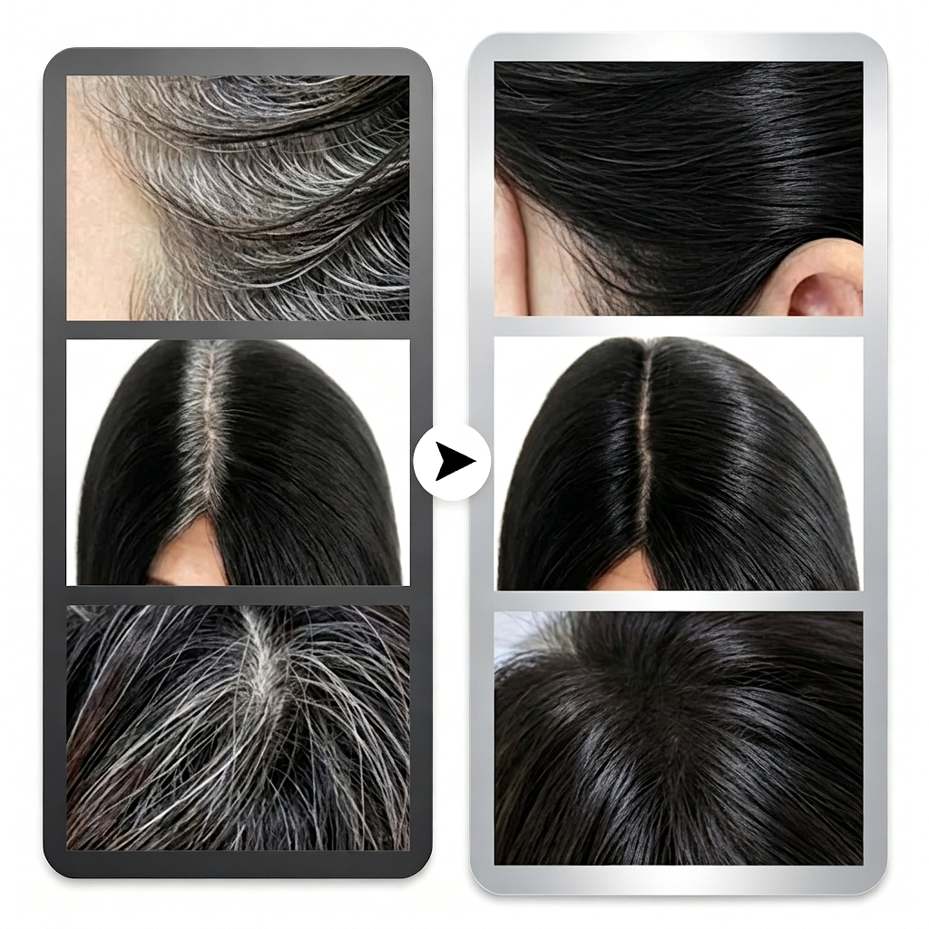 🌸 Instant Hair Color Stick – Built-In Comb & Gray Coverage – Sweat-Resistant & Mess-Free – Temporary Root Touch-Up 💄