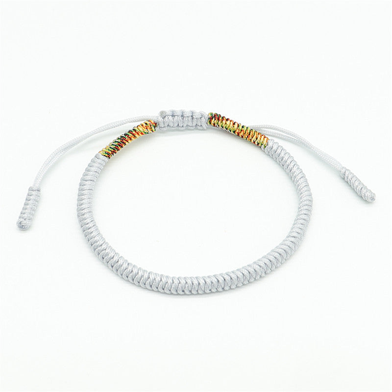 Handmade Braided Knot Bracelet Red String Literary Style Bracelet Ethnic Wind Red String