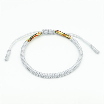 Handmade Braided Knot Bracelet Red String Literary Style Bracelet Ethnic Wind Red String