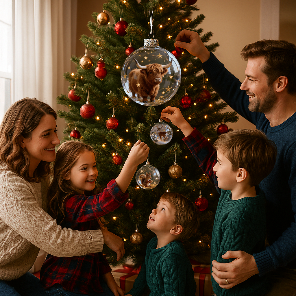 🐂2026 Wildlife Wonders Collection Crystal Glass Ornament