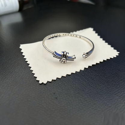 Cross Opening Retro Bracelet Skull Bullet Nail Text Sword Bracelet