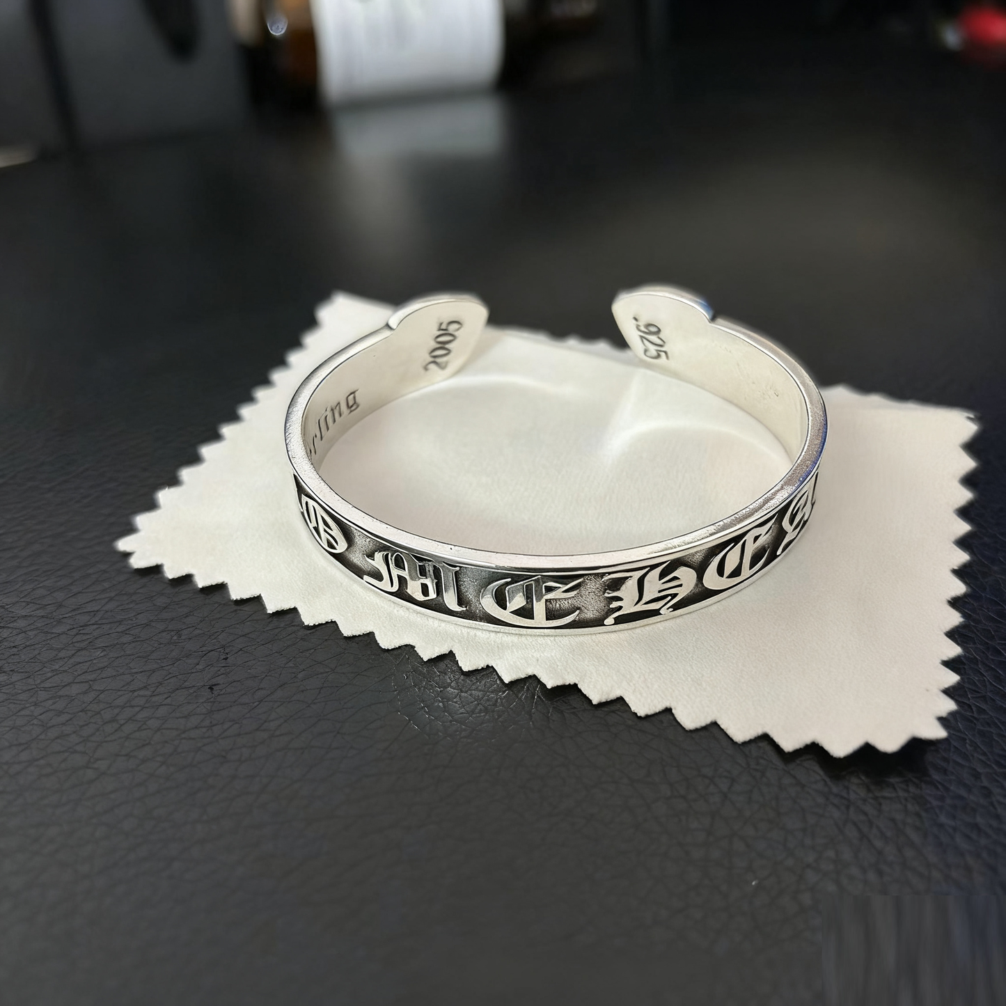 Cross Opening Retro Bracelet Skull Bullet Nail Text Sword Bracelet