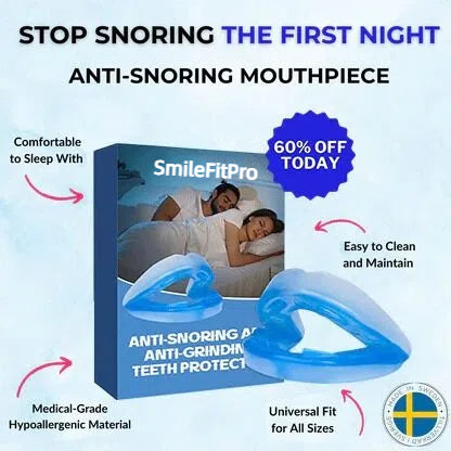 PerfectSleep Solution - SmileFitPro™ Anti-Snoring & Anti-Grinding Teeth Protector
